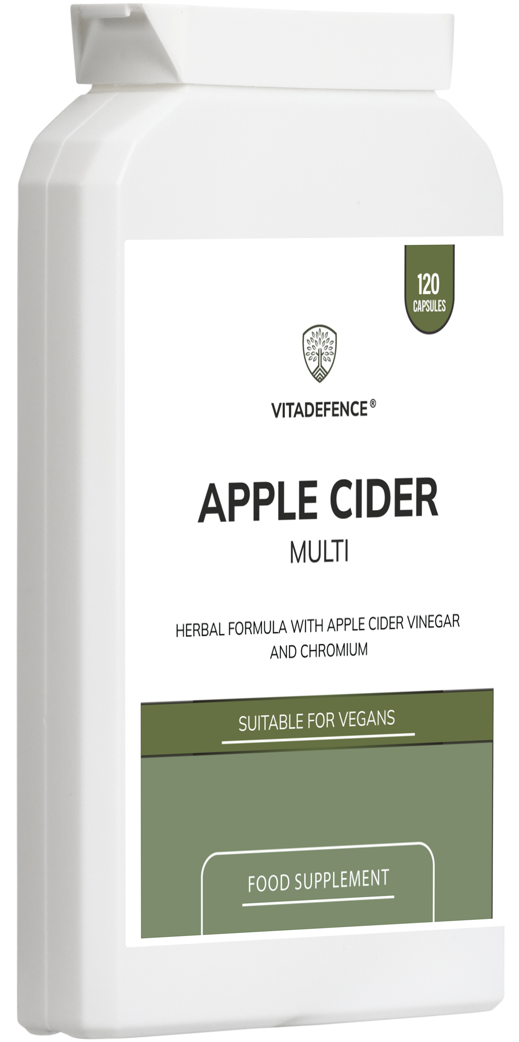 Apple Cider Multi | With Chromium, Turmeric & Botanicals – 120 Vegan Capsules
