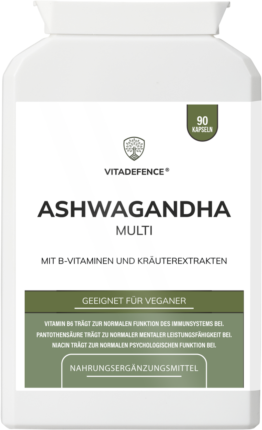 Ashwagandha Capsules  | With,Ginseng, Cordyceps & Vitamins – 90 Capsules