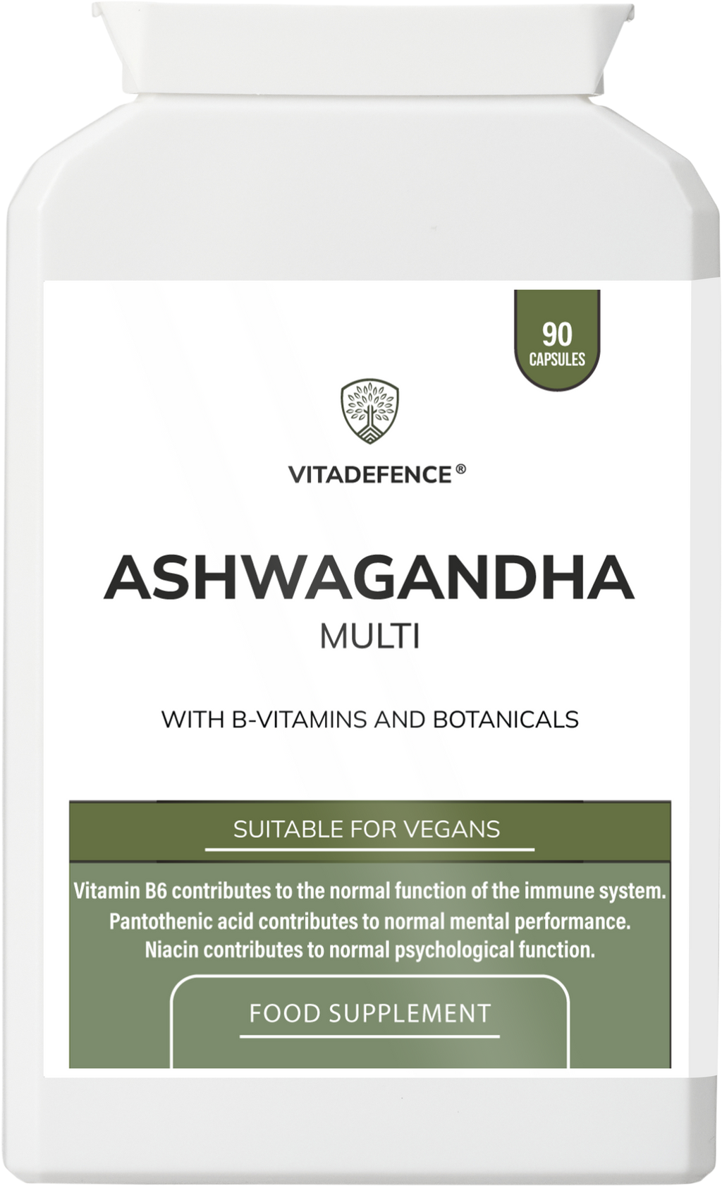 Ashwagandha Capsules  | With,Ginseng, Cordyceps & Vitamins – 90 Capsules