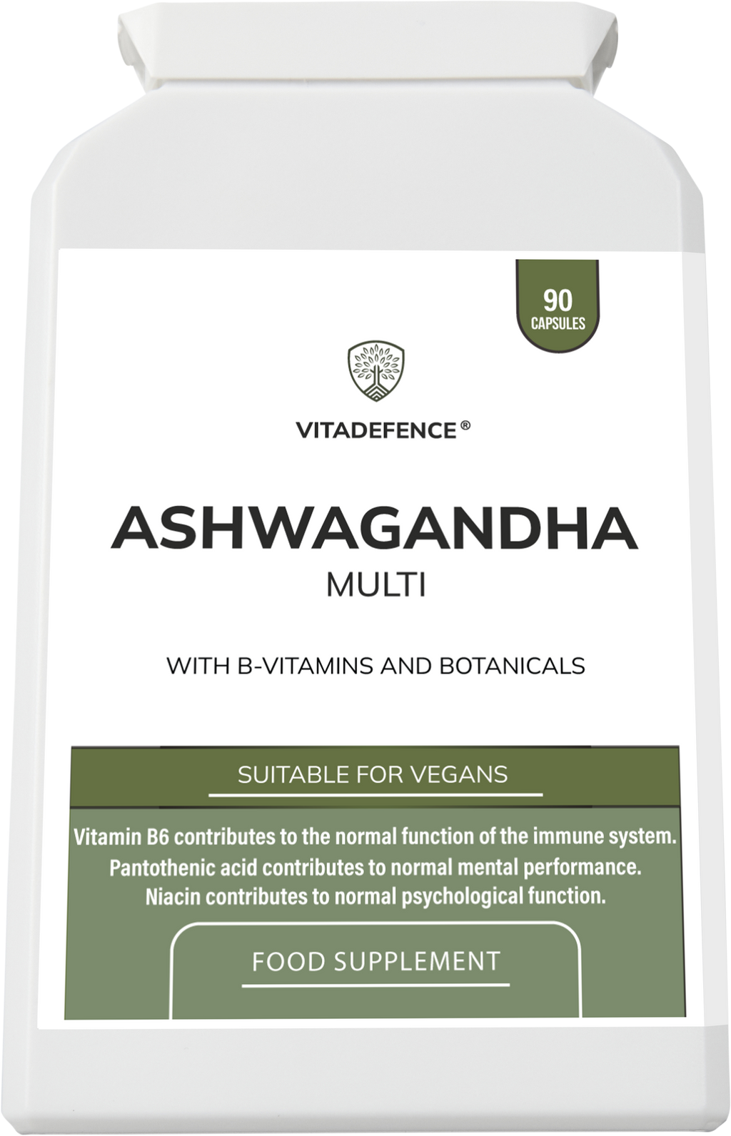 Ashwagandha Capsules  | With,Ginseng, Cordyceps & Vitamins – 90 Capsules