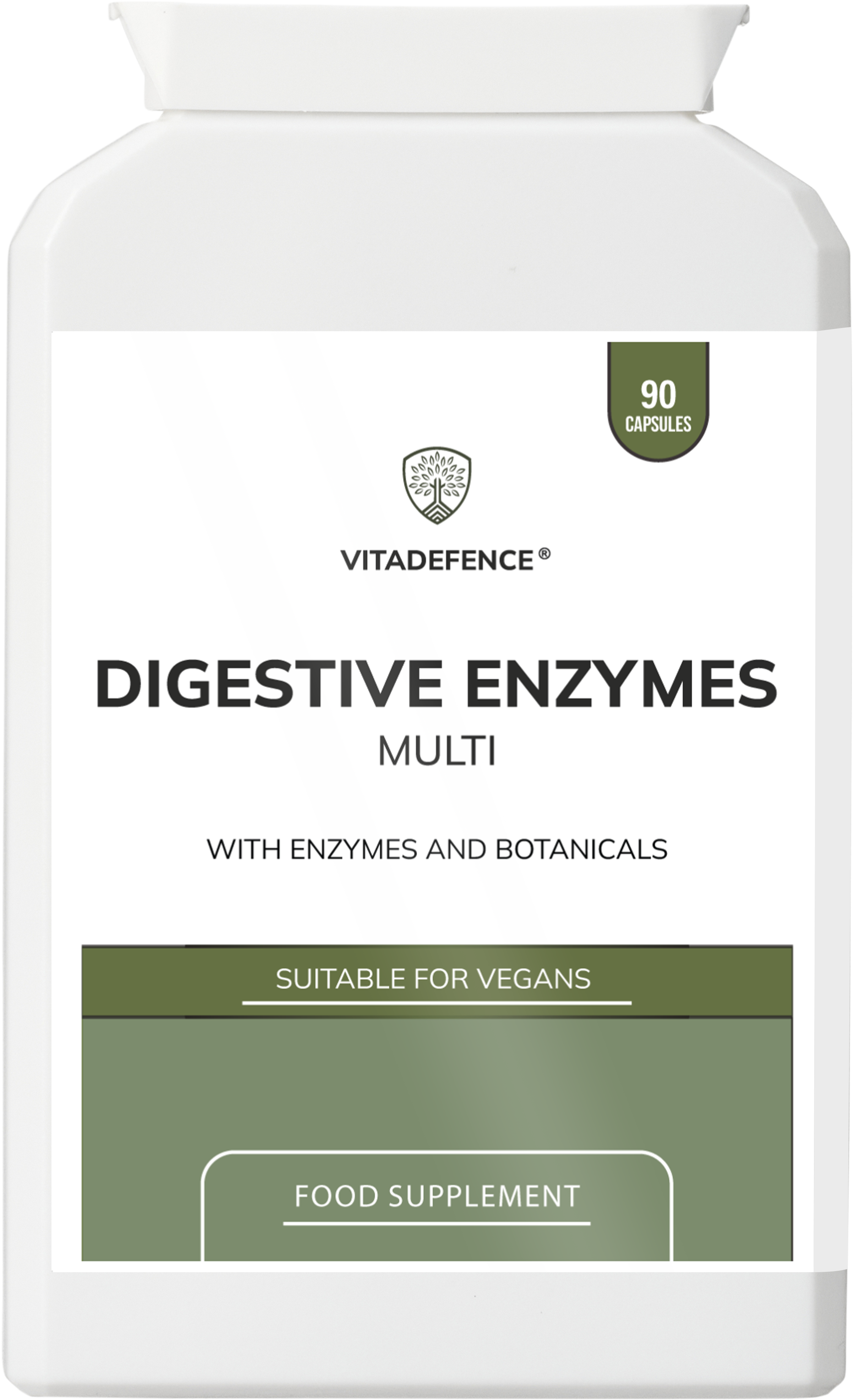 Digestive Enzyme Multi | With Turmeric, Apple Cider Vinegar & Enzyme Blend – 90 Capsules