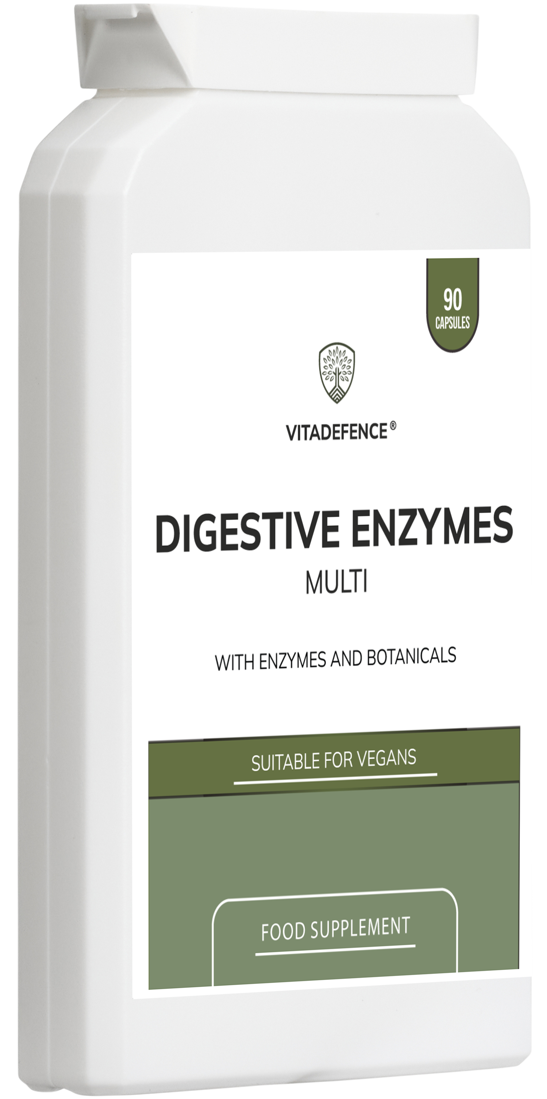 Digestive Enzyme Multi | With Turmeric, Apple Cider Vinegar & Enzyme Blend – 90 Capsules