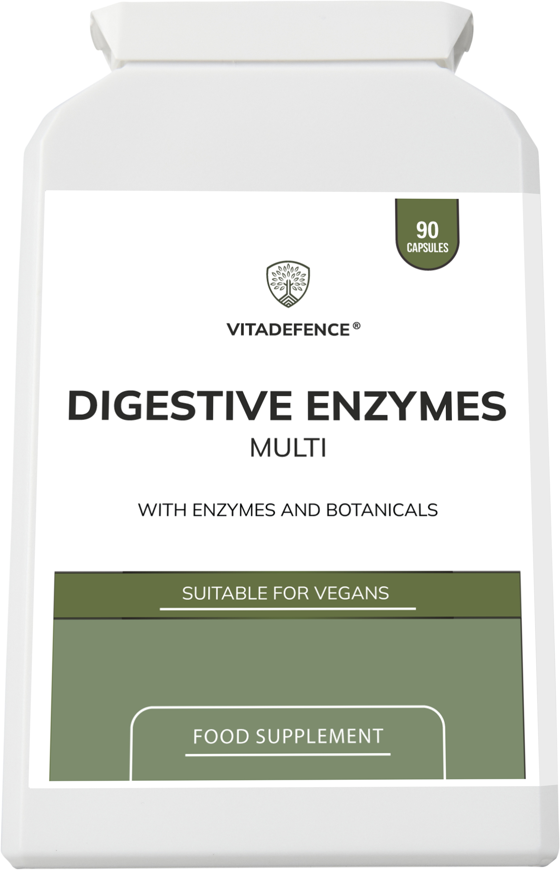 Digestive Enzyme Multi | With Turmeric, Apple Cider Vinegar & Enzyme Blend – 90 Capsules