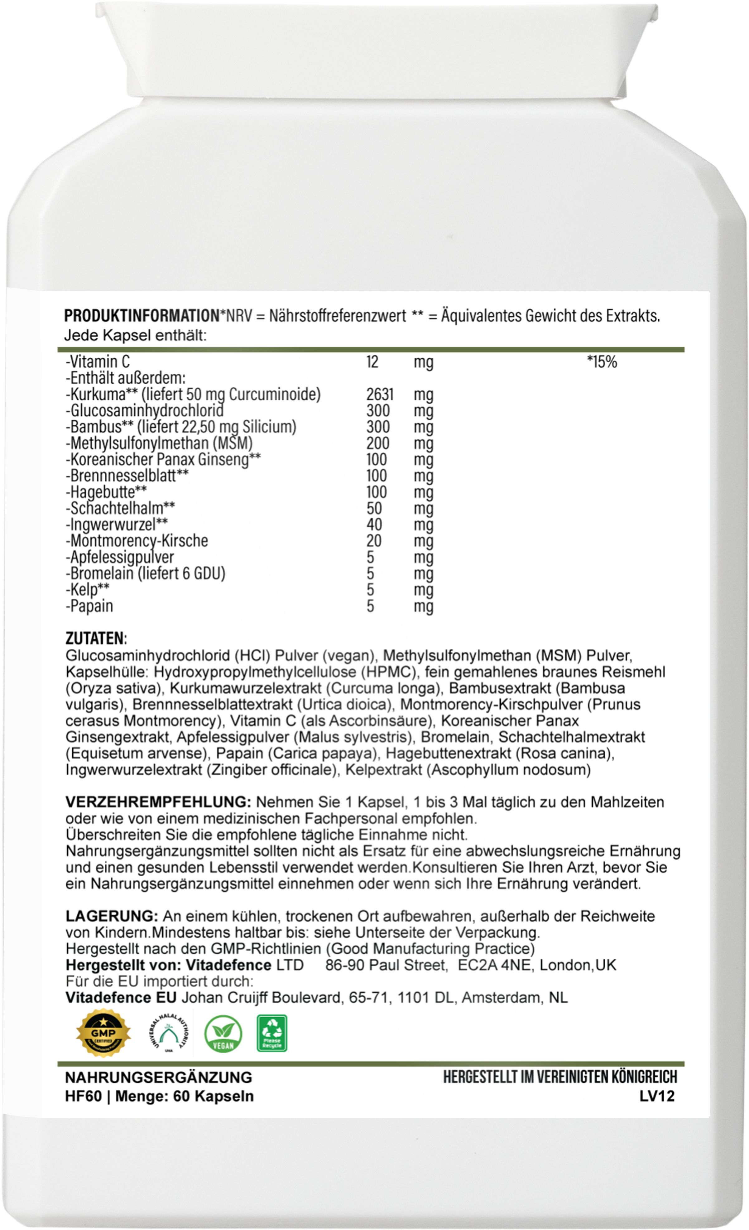 Turmeric Multi | With Vitamin B6, Zinc & Botanicals – 90 Capsules