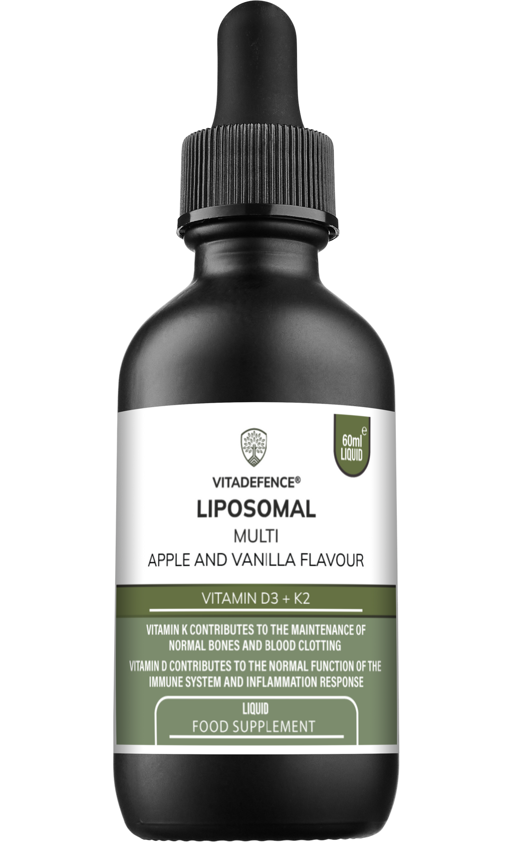 Liposomal Vitamin D3 & K2 – Apple & Vanilla Flavour