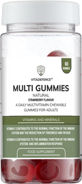 Multi Gummies – Natural Strawberry Flavour – 60 Gummies