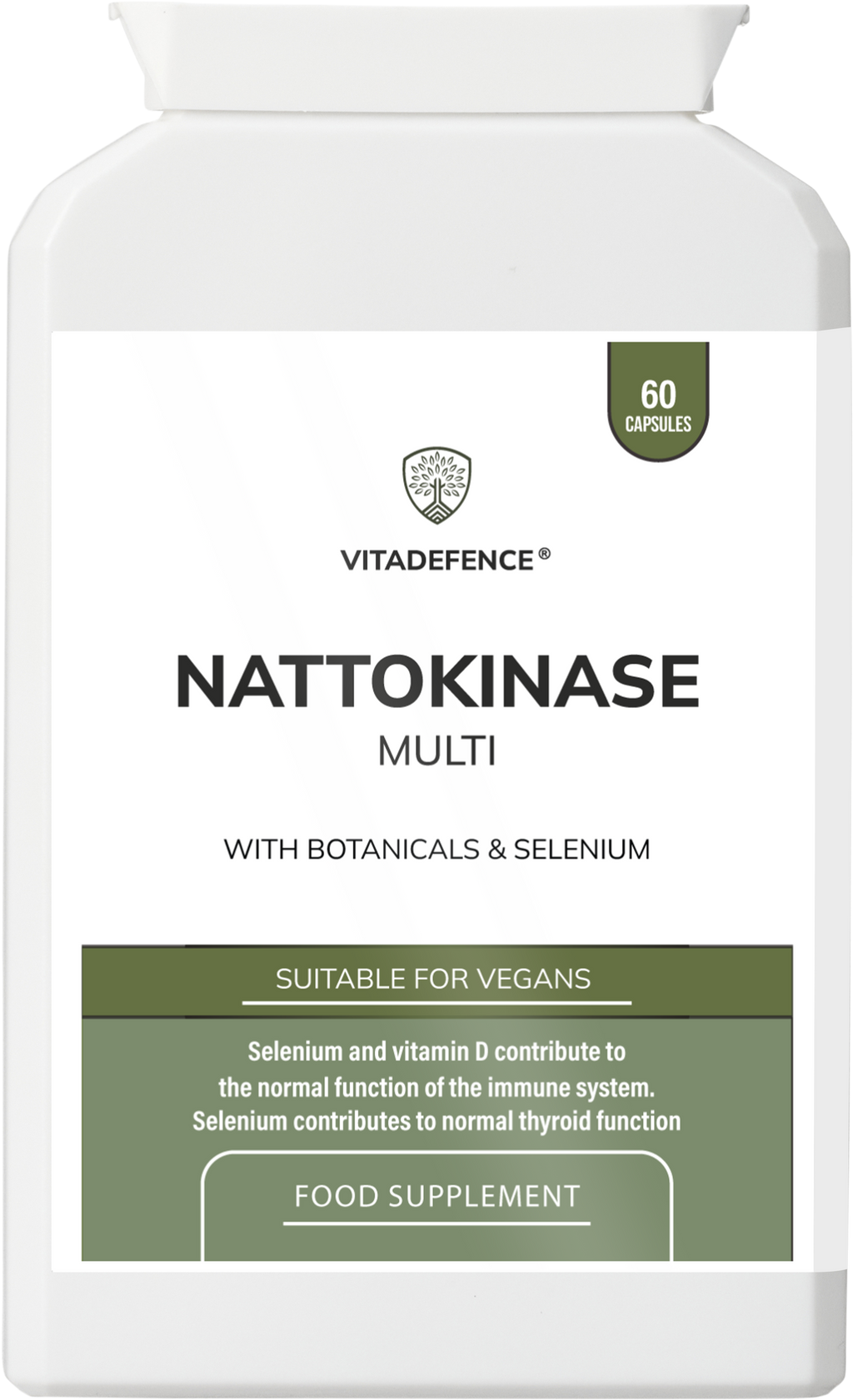 Nattokinase Multi | With Vitamin D3, Selenium & Botanicals – 60 Capsules