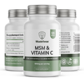 MSM + Vitamin C | Vegan Capsules – 120 Count