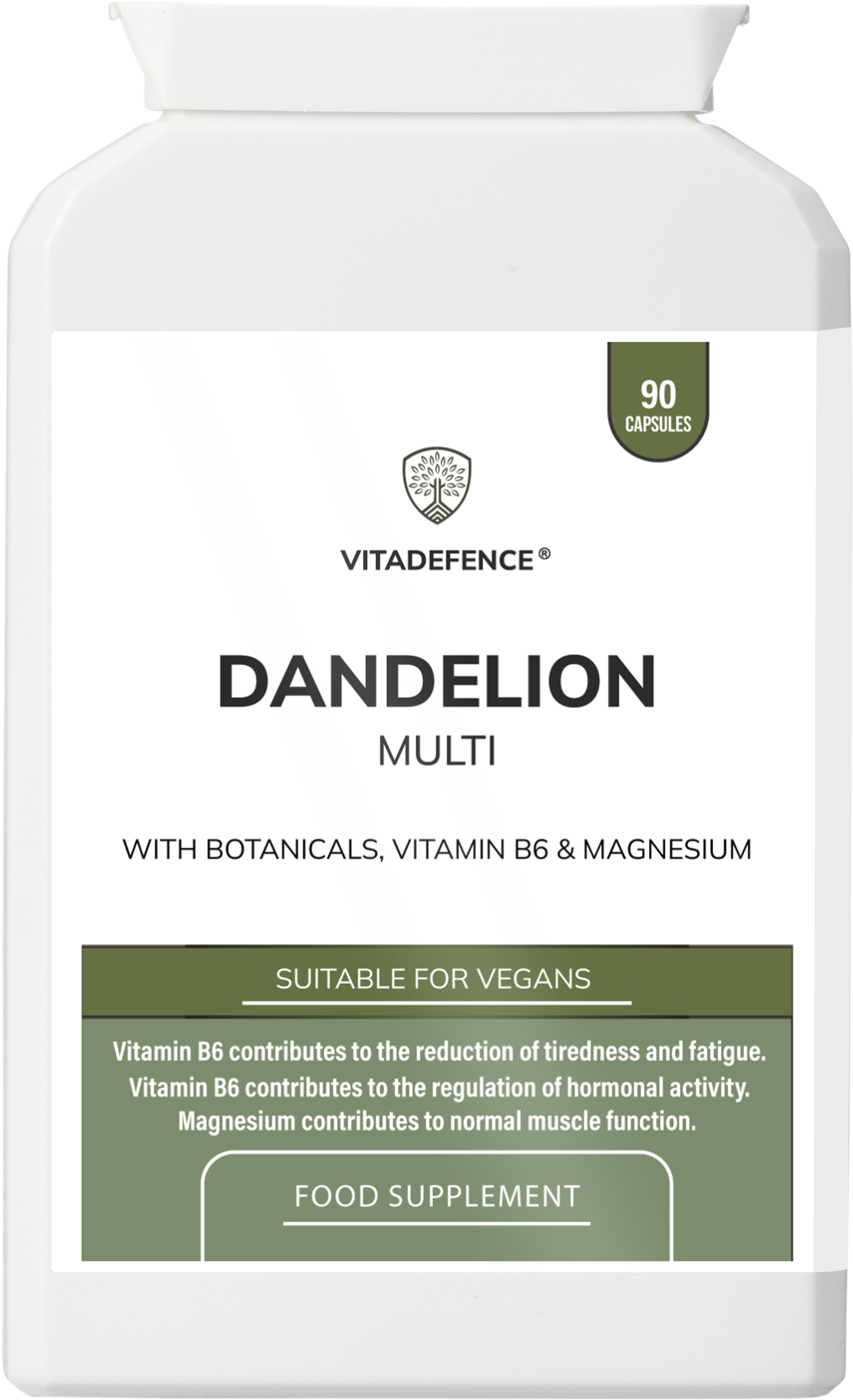 Dandelion Multi | With Vitamin B6, Magnesium & Botanicals – 90 Capsules