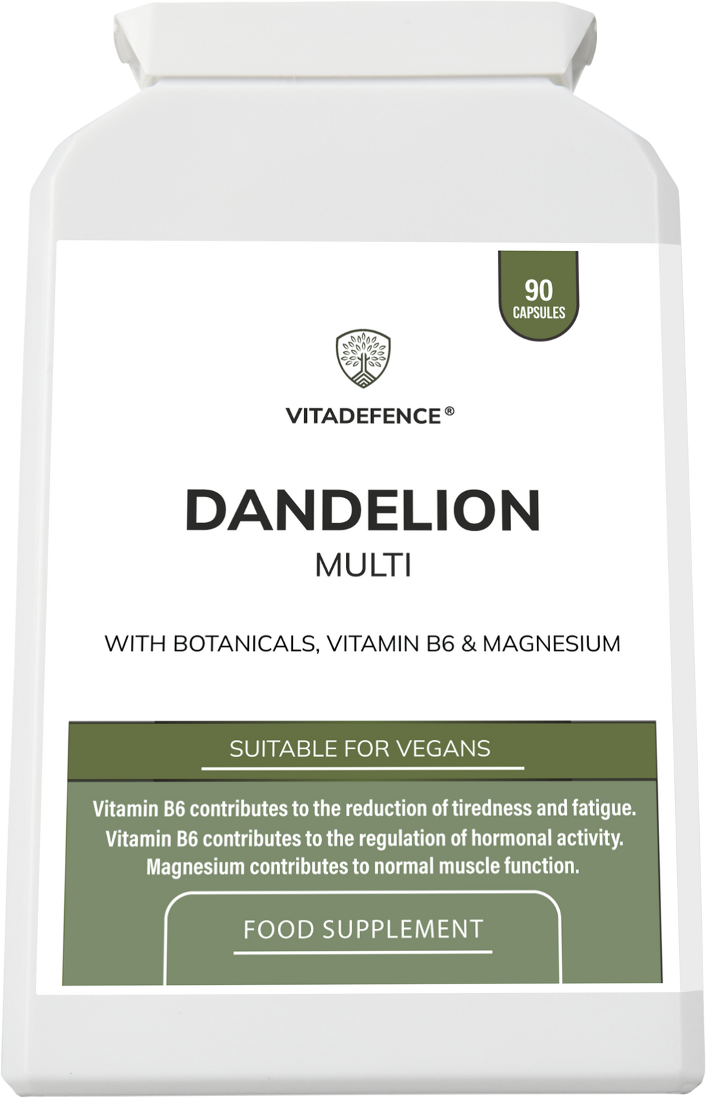 Dandelion Multi | With Vitamin B6, Magnesium & Botanicals – 90 Capsules