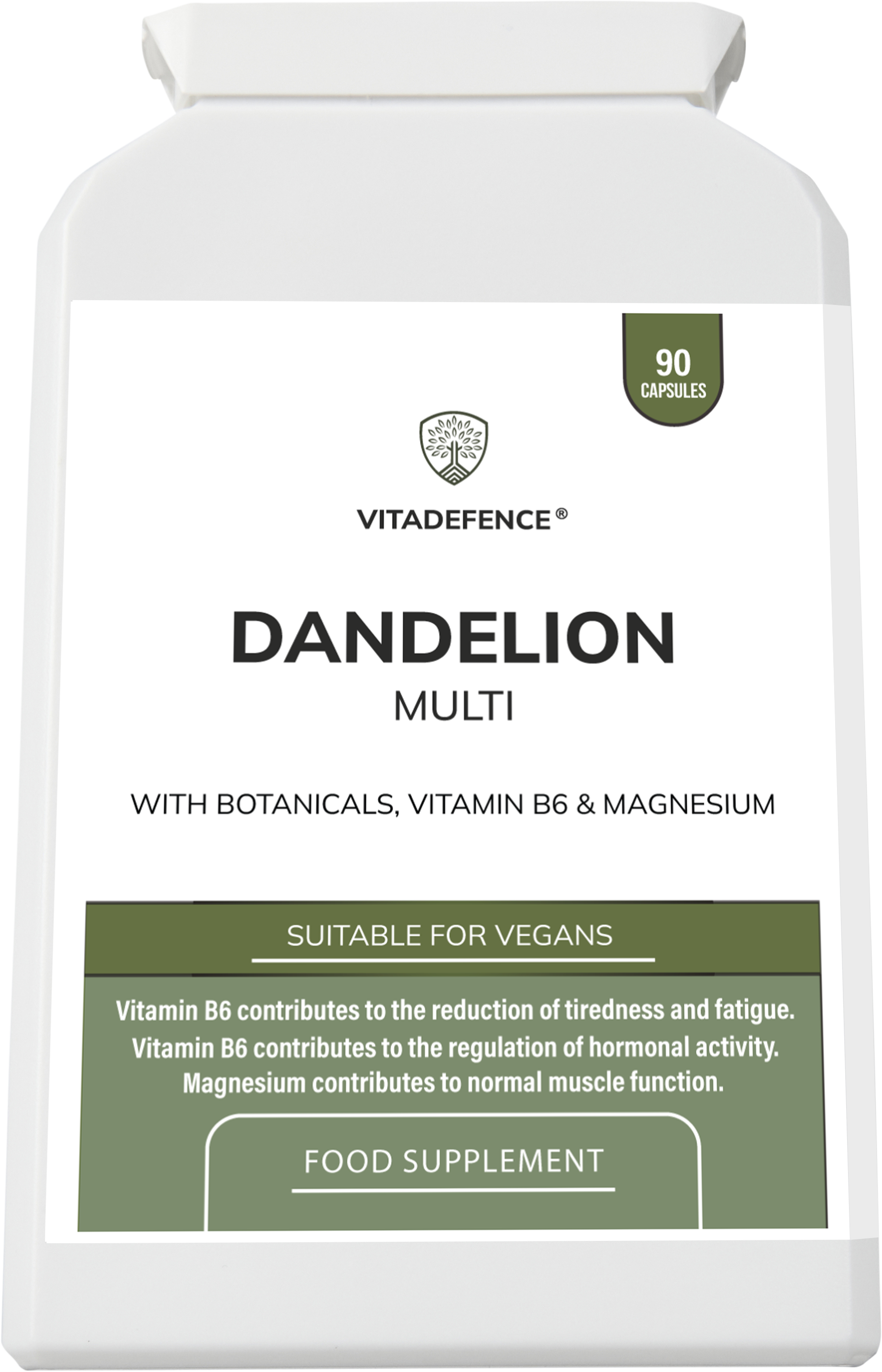 Dandelion Multi | With Vitamin B6, Magnesium & Botanicals – 90 Capsules